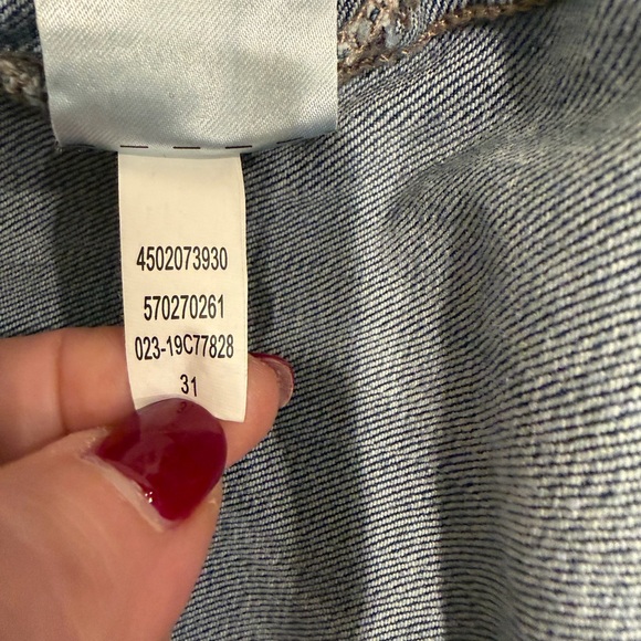 Chico’s Elongated Denim Jacket Medium Wash Size 3 (XL) Longline EUC - Picture 7 of 7